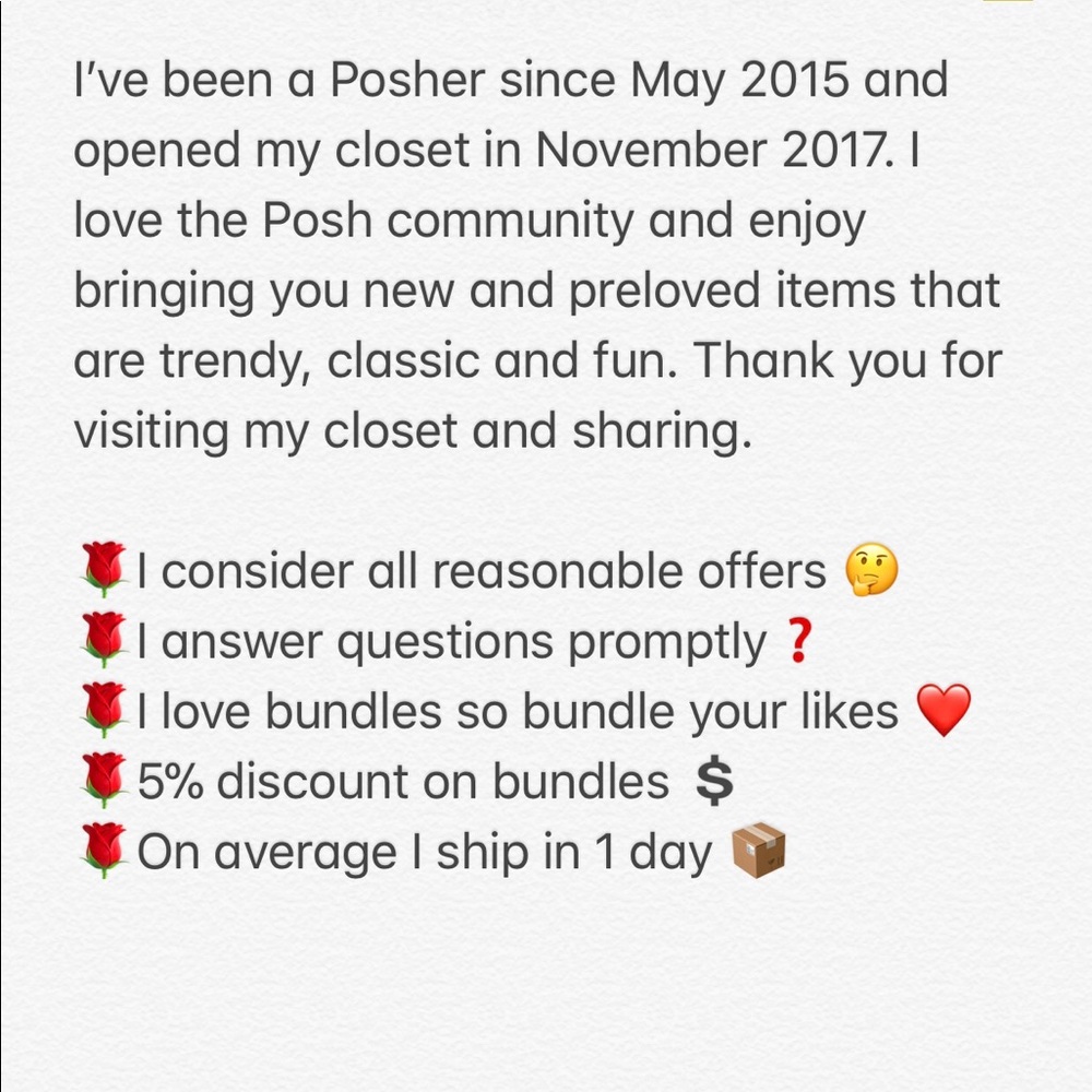 Happy Poshing❣️ - Picture 4 of 5